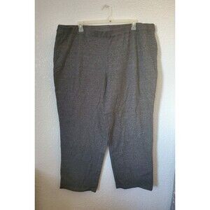 Bob Mackie Wearable Art Pants Womens Pull On Soft Color Charcoal Size 3X used